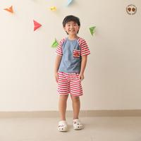 Gambar MARVES Chanwoo Setelan Kaos Anak Laki-Laki Motif Stripe Animal Usia 1–8 Tahun Korean Style - Blue, 1 - 2 Tahun dari Marves Baby Kota Administrasi Jakarta Barat 3 Tokopedia