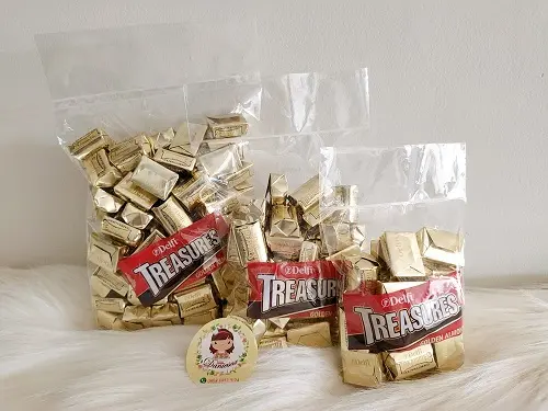 48pcs Coklat Delfi Treasure Almond Chocolate Cokelat Choco