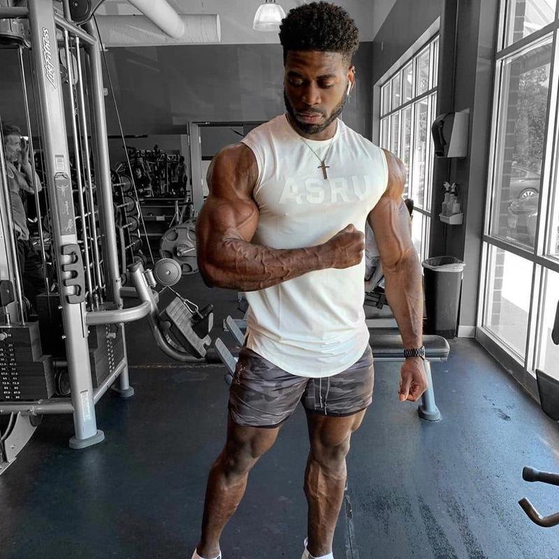 Product Introduction of Bộ Thể Thao Nam ASRV Sát Nách Chất Vải Dệt Kim Co Giãn Thoáng Mát Thấm Hút Mồ Hôi Sport Tập Gym  Thun 85