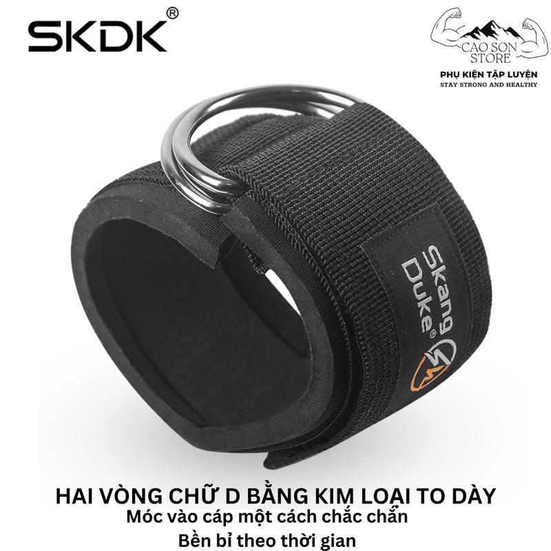 Cuốn Cổ Chân 2 Vòng Móc Cáp Đệm Lót Dày HJ026 Tập Chân Máy Cáp Skang Duke SKDK Kháng Lực 5