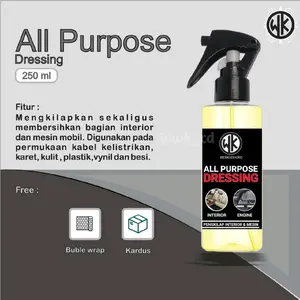 WK All Purpose Dressing / Pengkilap Interior Mobil Jok Plafon Dashboard Doortrim 250ml