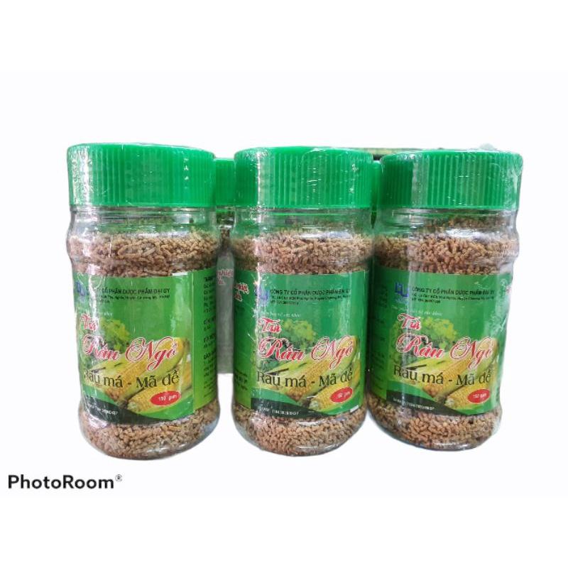 Trà uống râu ngô - rau má - mã đề - mát gan, lợi tiểu