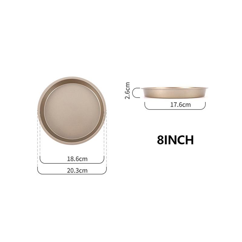 Product Introduction of 10/9/8/7/6 Inch Non-stick Baking Mold Air Fryer Pot Round Tray Pan Roasting Pizza Cake Basket Bakeware Kitchen Accessories 24