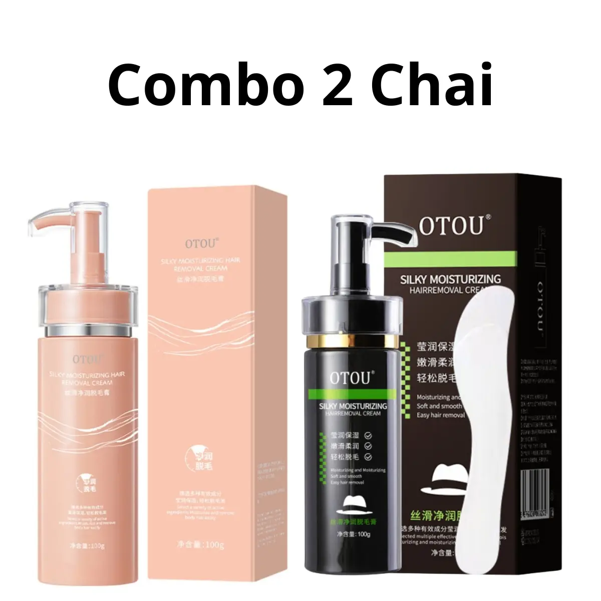 Combo Kem Tẩy Lông Triệt Lông Vùng Kín, Tay Chân, Kem Tẩy Lông Nách Cho Da Nhạy Cảm Tẩy Sạch An Toàn Không Gây Kích Ứng
