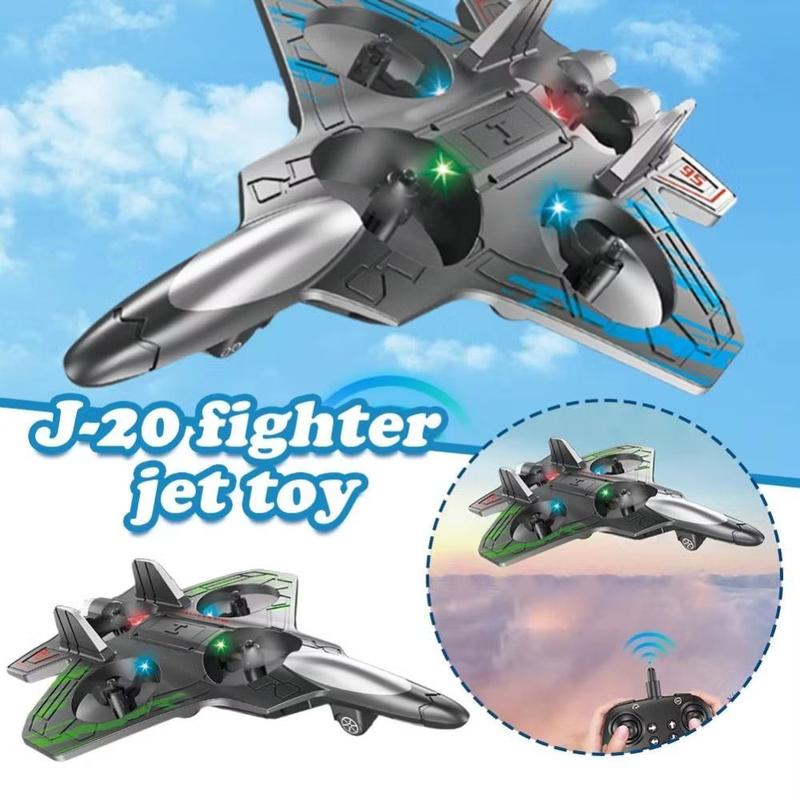 Product Introduction of Máy bay phản lực điều khiển từ xa 4 cánh, 6 chiều nhào lộn cho bé đồ chơi toy - Bay cao, chống va đập 11