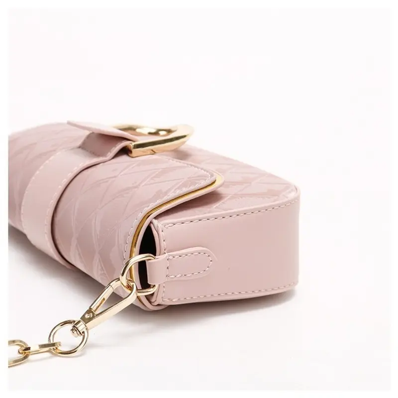Túi xách nữ, túi đeo vai, túi đeo chéo viền kim loại sang trọng cao cấp - T046 Bag Da 5
