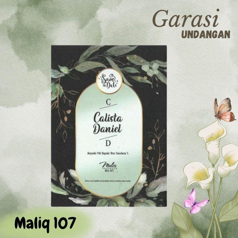 Undangan Pernikahan Kekinian  MALIQ 107 Elegan Modern Paket Lengkap 100 PCS Gratis Label & Plastik - JanjiKita | Default
