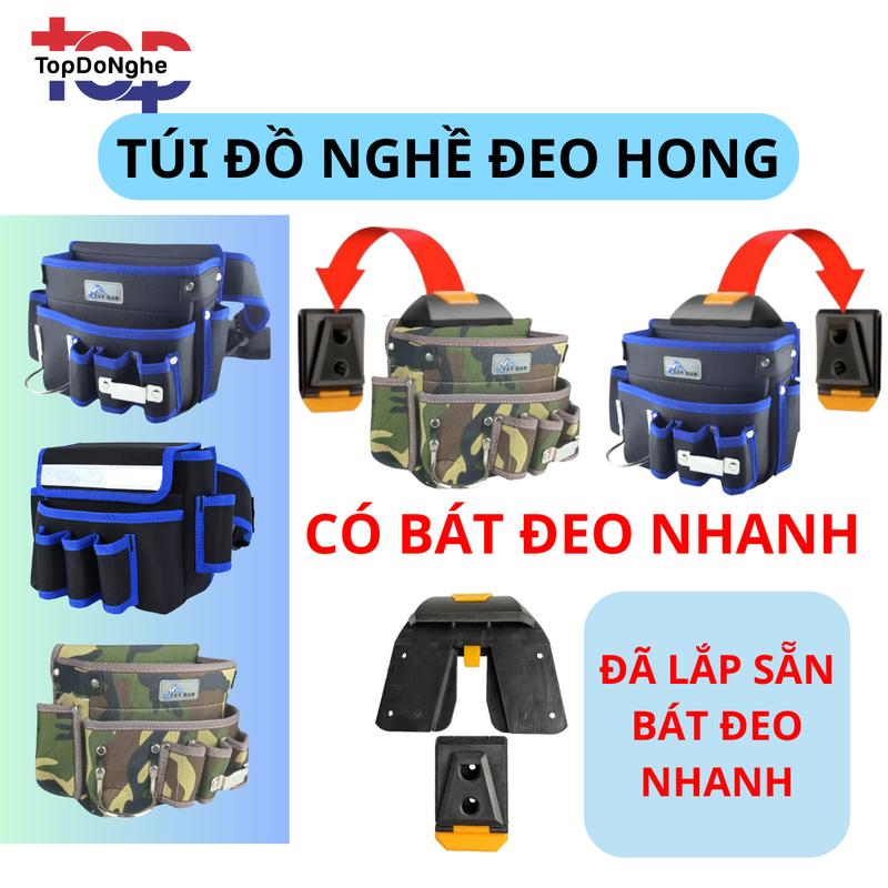 Túi đai đựng đồ nghề đeo hong có bát đeo nhanh sửa chữa điện nước, túi đeo hông TZY đựng vật tư đồ nghề nhiều ngăn sửa chữa điện nước, camera, điện lạnh túi  đồ đai  đeo