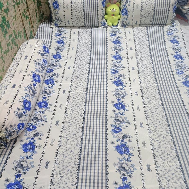  BỘ GA GỐI THUN HÀN QUỐC - MẪU Nơ xám,2 vỏ gối nằm 1 ôm 1 ga bo chun chân nệm 20cm đổ lại chất thun dày thoáng mát k xù lông ra màu 