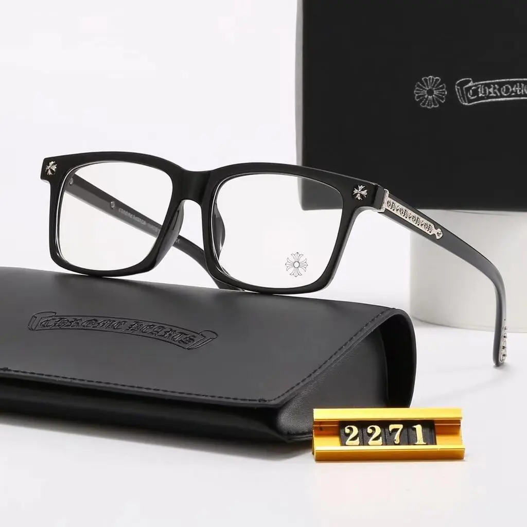 2023 New Fashion High-end Chrome Hearts Flat light Mirror men/women Brand Designer Retro eye 2271