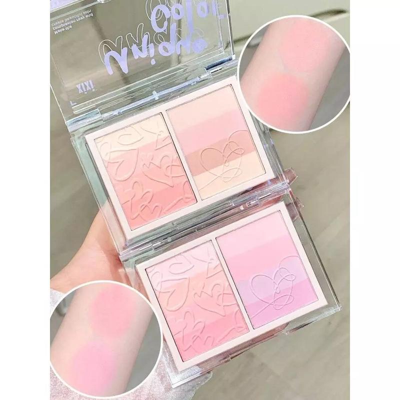 [HOT] XIXI Bảng Phấn Mắt Má Hồng Xixi D717 Màu Đào Trang Điểm Nhẹ Nhàng Xinh Xắn Màu Bền Lì Lâu Trôi 4