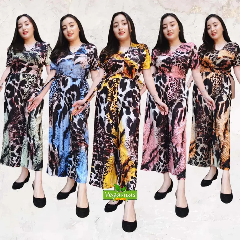 JUMPSUIT KOREAN WANITA | JUMPSUIT BALI Rayon Panjang 1