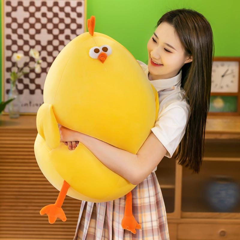 Búp Bê Gà Dundun Gà Nhỏ Màu Vàng Gối Nhẹ Nhàng Đồ Chơi Nhồi Bông Gấu Bông