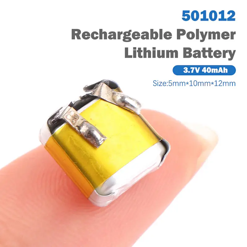 Pin Có Thể Sạc Lại Pin Lithium, Pin Có Thể Sạc Lại 3.7V, Pin Tai Nghe Bluetooth, 40mAh, Tương Thích Với Tai Nghe Bluetooth i7s, i8 Và i9 5