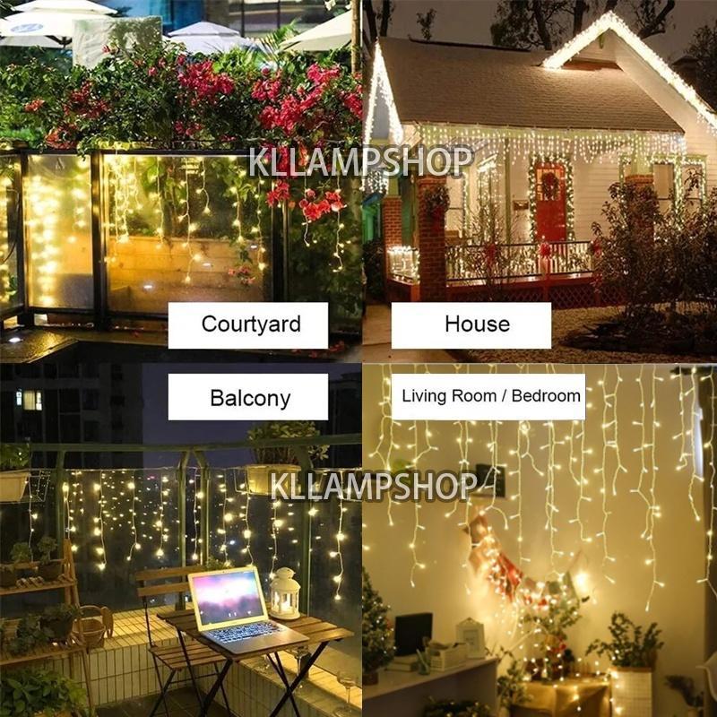 Product Introduction of Ramadan Lights 4M 96LED Fairy Light Lampu Raya For Room Eid Decor Hari Raya 2025 Led light strip 8 Modes Lampu led bilik tidur Plug Connectable Curtain light String Garden / Indoor Lampu kelip kelip raya Lighting 2