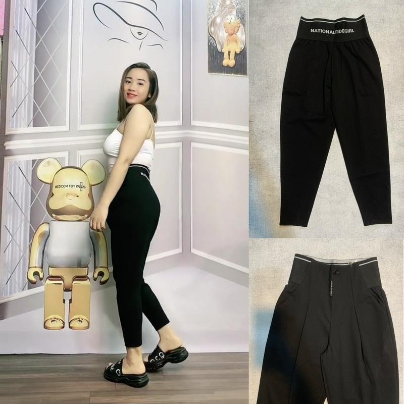 Product Introduction of Quần bigsize nữ cạp cao form baggy chất umi co giãn 4 chiều mặc thoải Pants Nhung Women 19