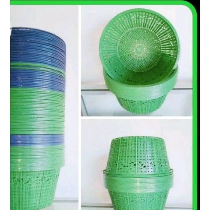 50PCS WAKUL HAJATAN//WAKUL PLASTIK AWET TAHAN LAMA//TEMPAT BERKAT//HAJATAN Keranjang Penyimpanan