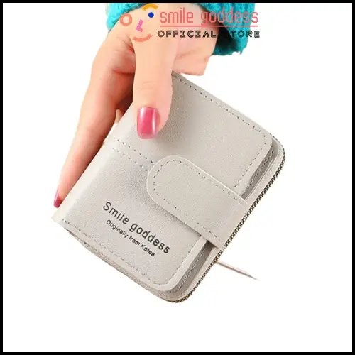 878 COD DOMPET WANITA IMPORT MURAH REAL PIC/ Dompet Lipat Pendek Dompet Wanita Resleting Dompet Kartu Kecil 1