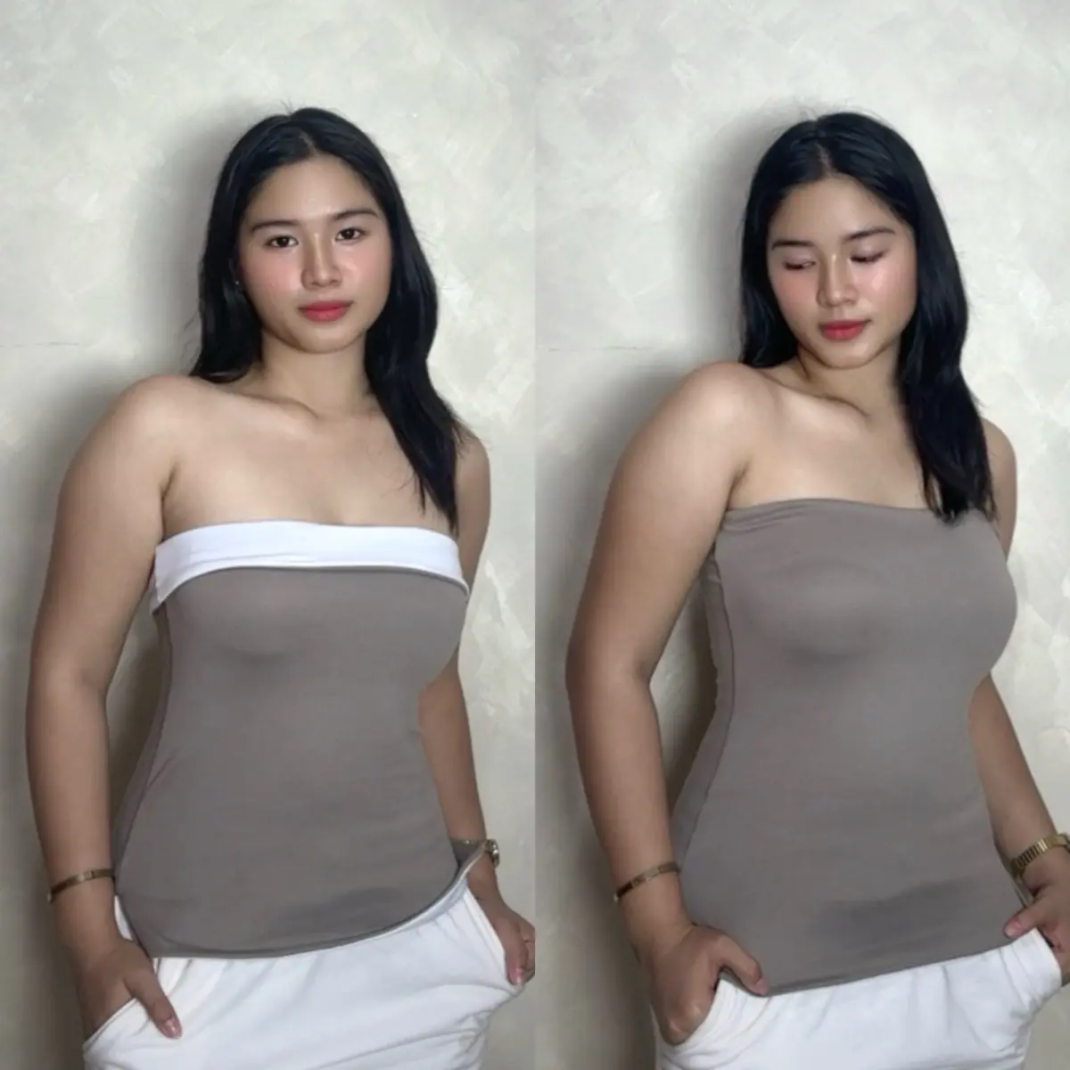 Eazy Fits | AMIRI | 4-Way Reversible Tube Top Doubled Lined fabric Cotton Spandex Womenswear Tank & Tube Tops