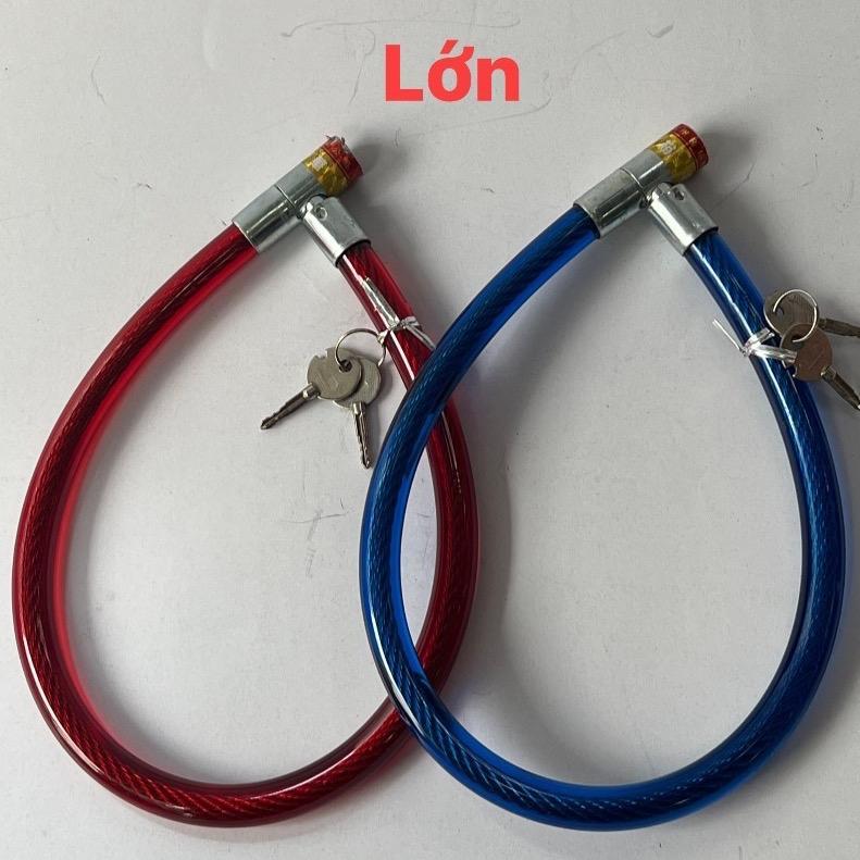 Khoá dây cáp xe máy, xe đạp chống trộm đủ phân loại kích cỡ 2