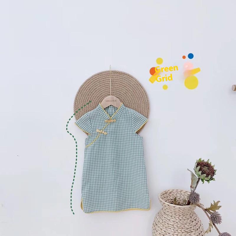 Product Introduction of Girls' Chinese Style Retro Hanfu Summer Children's Fashionable Cheongsam Dress Baby Skirt Cross-border One-piece Dropshipping 14