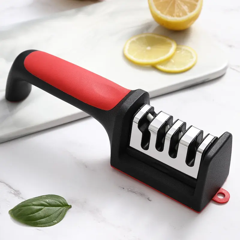 Dụng Cụ Mài Dao Kéo Cầm Tay 3 Lưỡi Hợp Kim Vonfram Kim Cương Ceramic