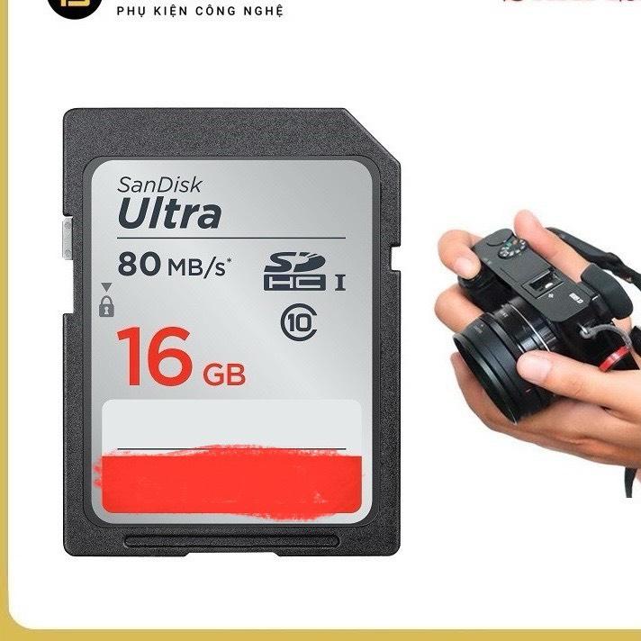 Thẻ Nhớ SD 16gb 20 0mb/s Cho Máy Ảnh Máy Quay Canon Nikon Sony Fujifilm các loại chụp