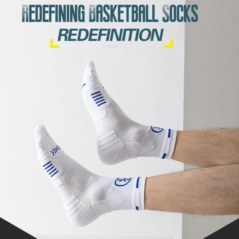 Product Introduction of 1pair Men Women Sports Basketball Socks Breathable Bottom Socks Professional Socks Outdoor N9V2 24
