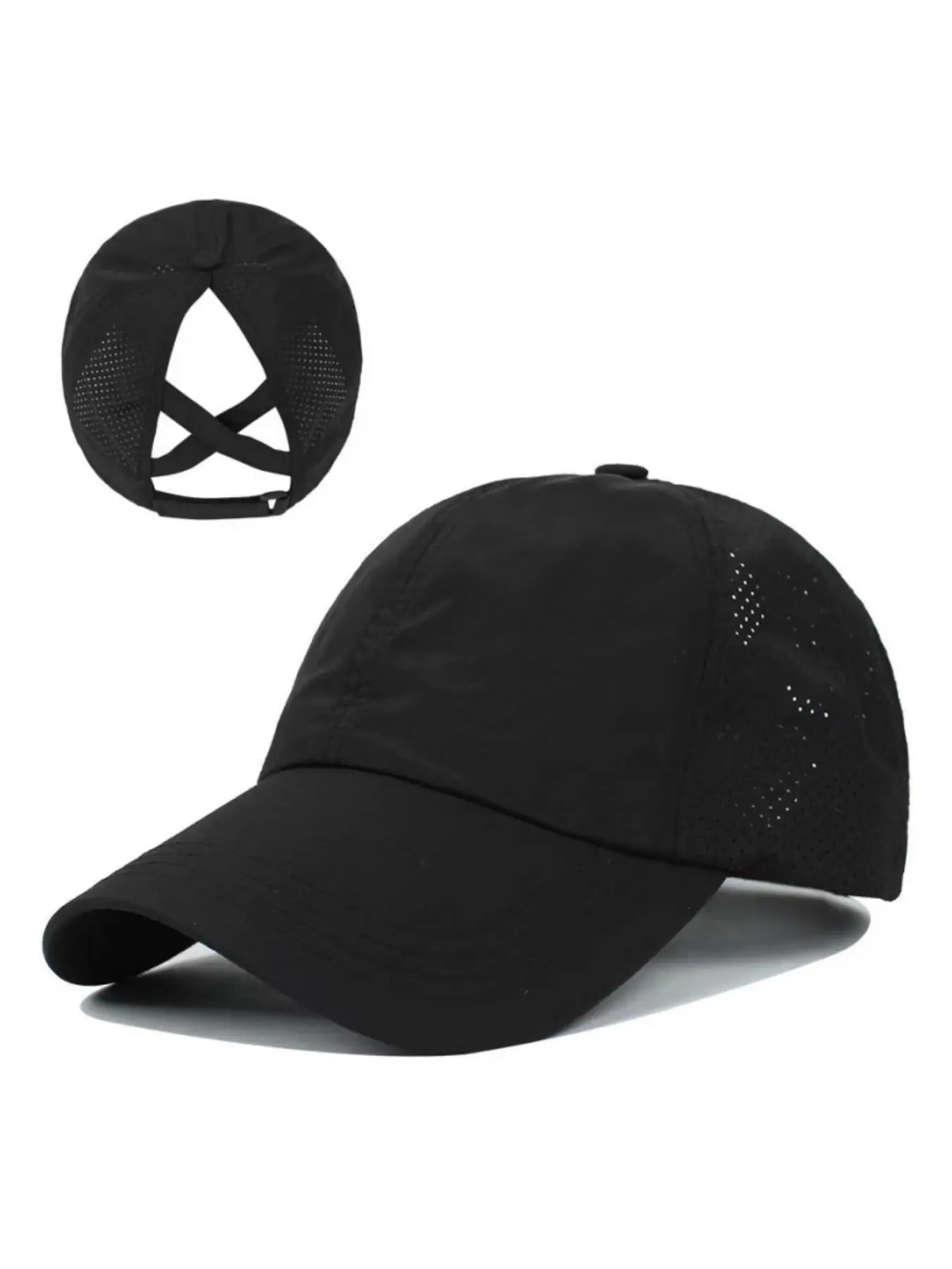 Women's Simple Style Plain Color Baseball Cap,  Accessories for Men, Casual Trendy Hat for Outdoor Sports, Fashion Quick Drying Accessories for Daily Wear and Outdoor Sport