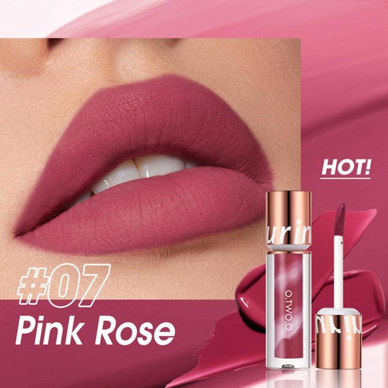 Product Introduction of 【TERSEDIA&COD】O.TWO.O Lipstik Matte Tahan Lama Tahan Air 24 Jam Tinta Beludru Pewarna Bibir Anti Lengket Lip Gloss Lipstik Cair Makeup Untuk Bibir Lipstick Kosmetik 28