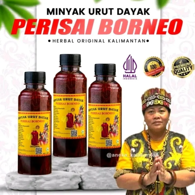 MINYAK URUT DAYAK KALIMANTAN IBU IDA 250 ML Minyak Pijat gosok 0