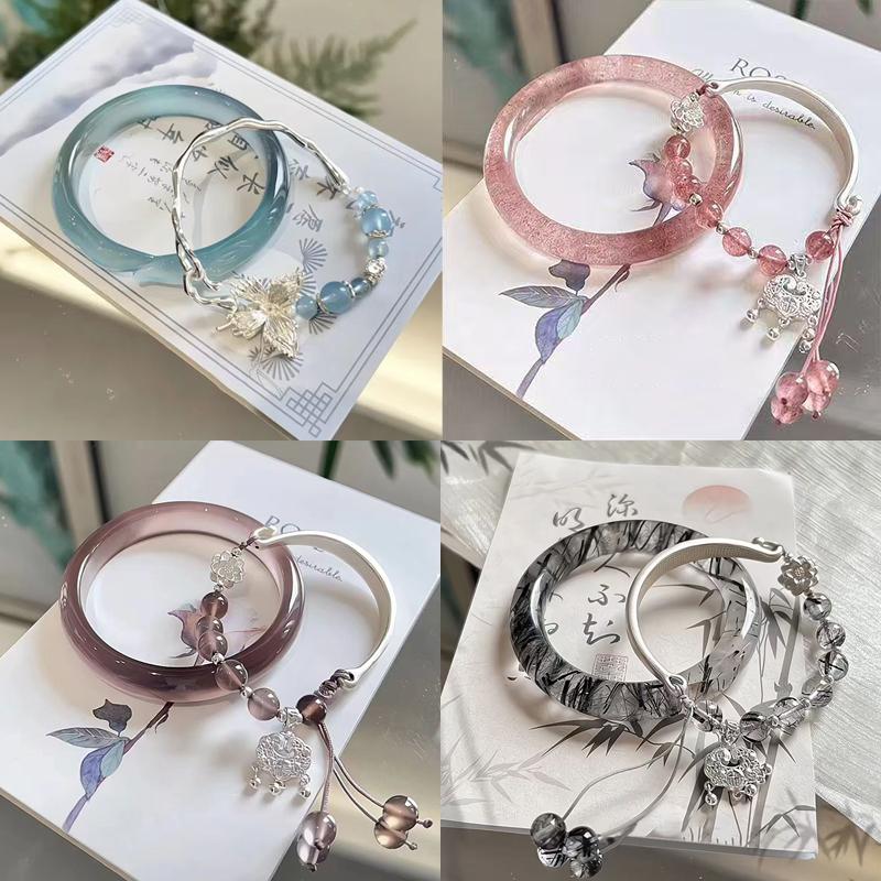 một Vòng Tay Tua Rua Phong Cách Trung Quốc Thiết Kế Tinh Tế Dành Cho Phụ Nữ Và Trẻ Em Gái, Dễ Phối Đồ, Phong Cách Cổ Trang Phụ Kiện Trang Sức, Tuyệt Vời Làm Quà Tặng, 1 Cái