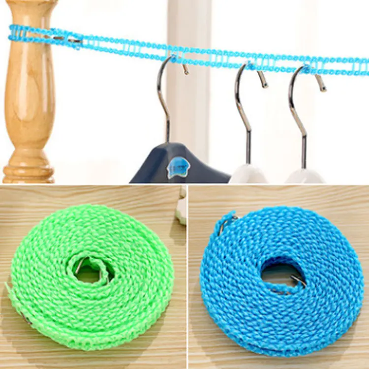 Wind and Skid Clothesline Fence Clothesline Quilt Airing Rope 5 M Clothesline Outdoor Travel Clothesline Accessory Laundry Accessory Laundry