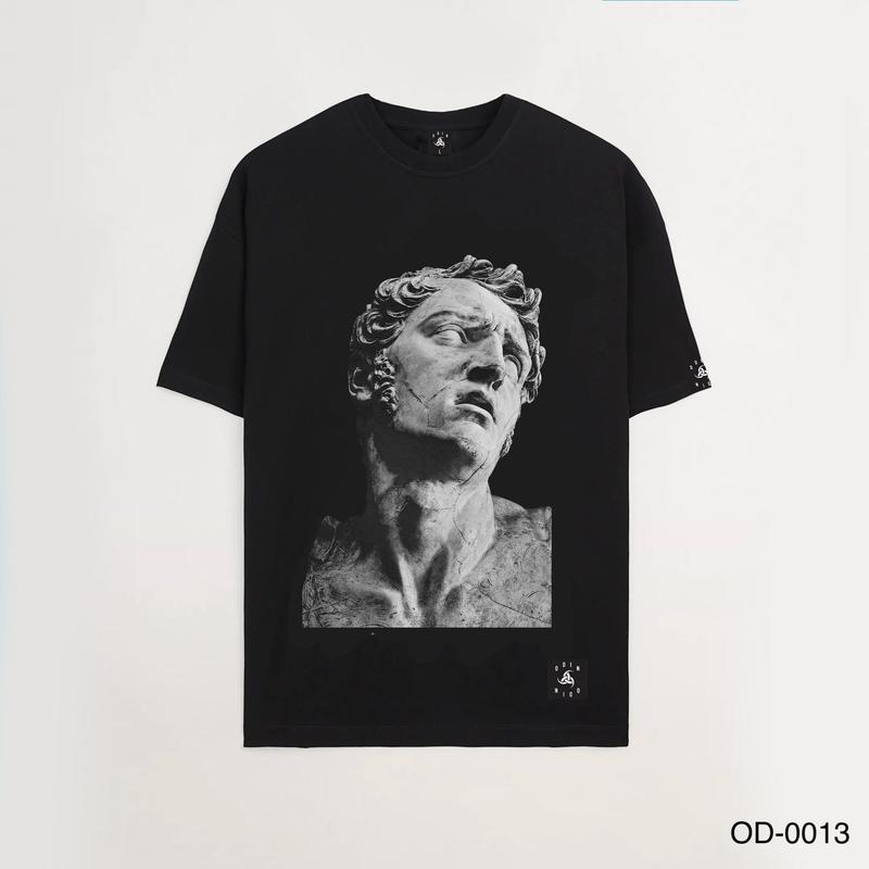 Áo Thun Oversize Roman ODIN CLUB, Áo phông nam nữ unisex form rộng chất liệu cotton co giãn 2 chiều