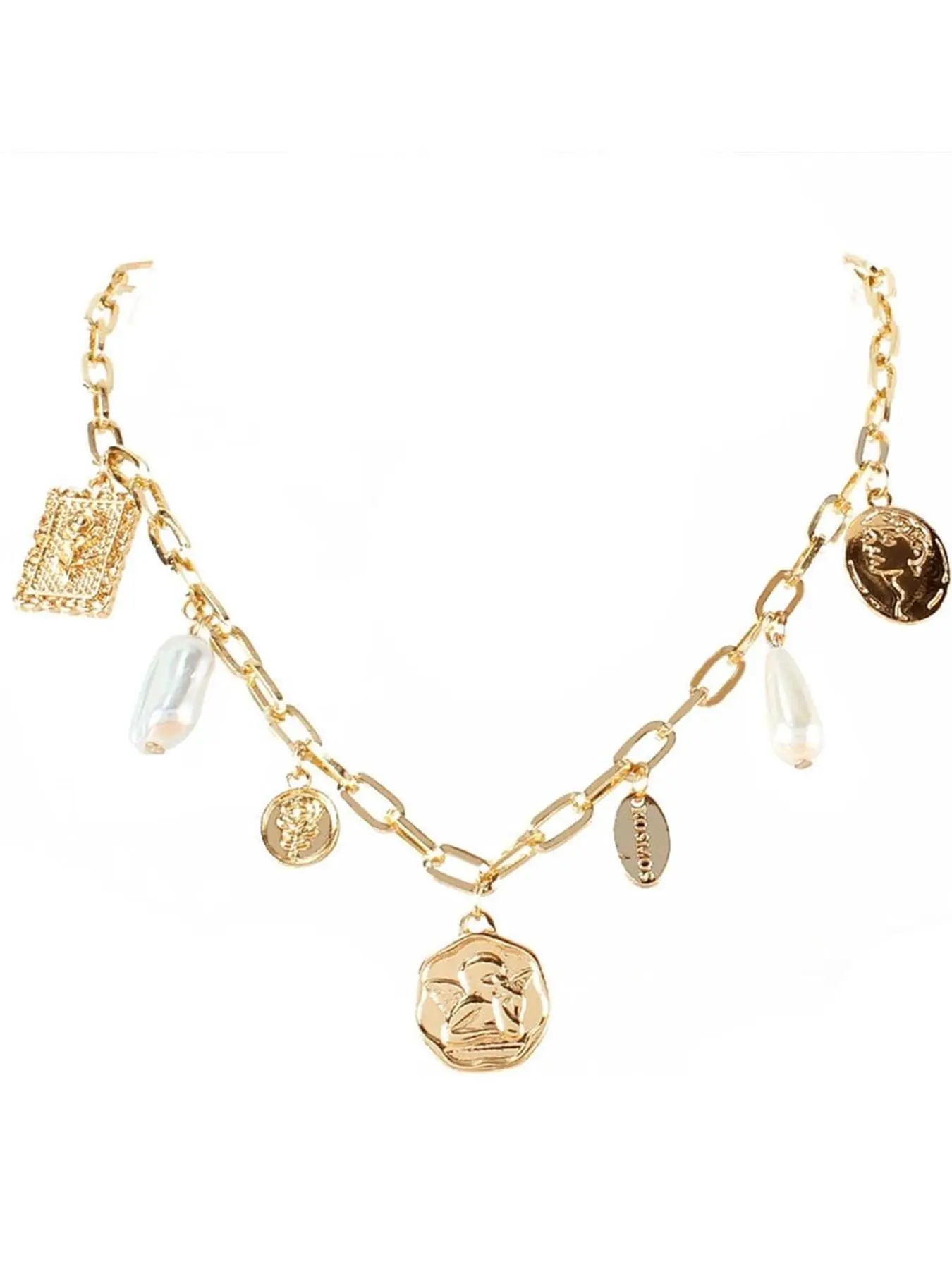 Women's Elegant Charm Necklace, Fashionable Pendant Necklace for Party, Daily Decor, Trendy All-match & Exquisite Jewelry for Birthday Gift