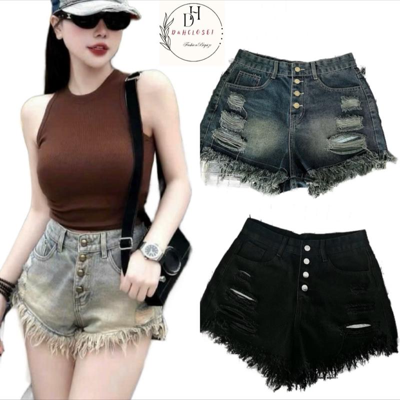Quần short Jean 4 Nút 3 màu đẹp ( Bigsize :55-85 kg ) | BigBuy360 - bigbuy360.vn