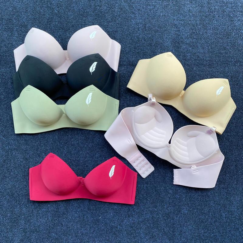 Combo 3 áo lót su Nữ ,Women hình lông vũ đệm bàn tay 3 phân không gọng. Bra Bra