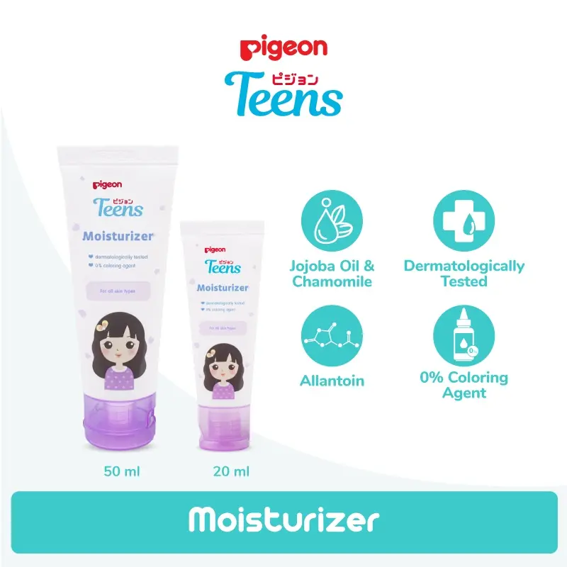 PIGEON Teens Moisturizer For All Skin Types Pelembab Remaja 3
