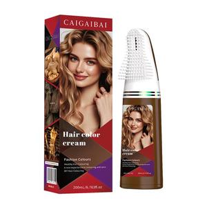 4 in 1 Hair Dye Shampoo, 1 Piece Natural Extracts Hair Color Shampoo, Professional Hair Dying & Styling Product for Men & Women