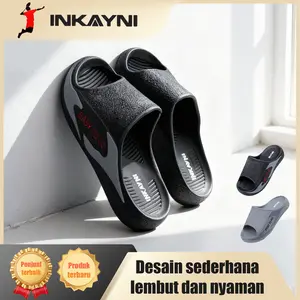 Inkayni Sandal Sleek Sandal Laki-laki Size 40-45 Alas Kaki Men Sandals Karet Motif Classic Sendal Shoes Sandal Selop Pria Sandal Murah