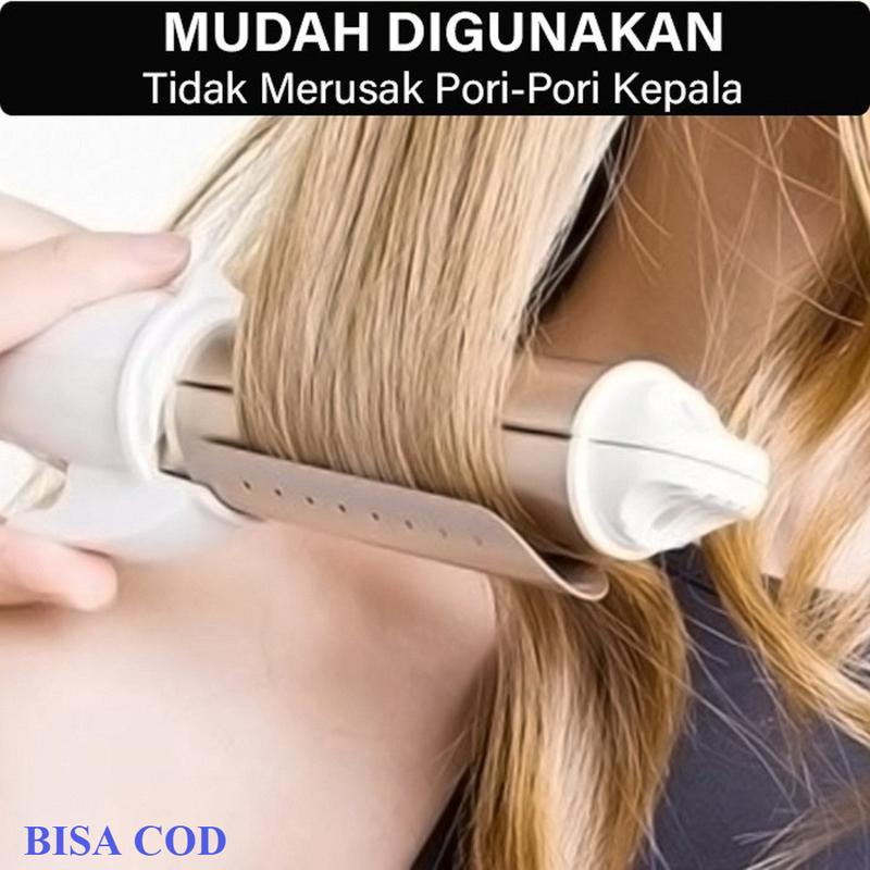 CATOKAN RAMBUT 2 IN 1 CURLY DAN LURUS / ALAT CATOK RAMBUT LURUS ELEKTRIK MODERN / HAIR STRAIGHTENER Compact 0
