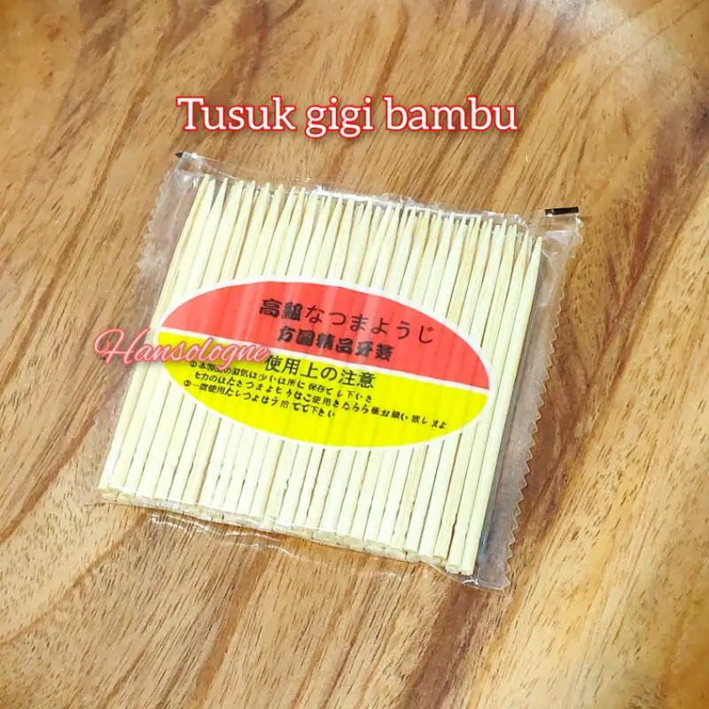 Tusuk gigi bambu refill kualitas bagus isi 100 1