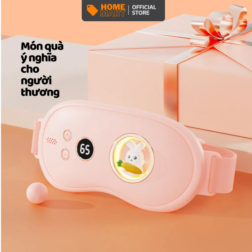 Máy Massage Bụng Kinh Nguyệt, Unpublic, Giảm Đau Nhanh, Làm Ấm Bụng, Lưng, Bộ Nhịp Tim Cho Phụ Nữ Bị Chuột Rút Kinh Nguyệt