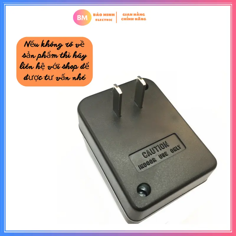 Cục đổi nguồn điện 110v | Đổi nguồn 220v sang 110v | Bộ đổi nguồn 220v sang 110v 50W 6