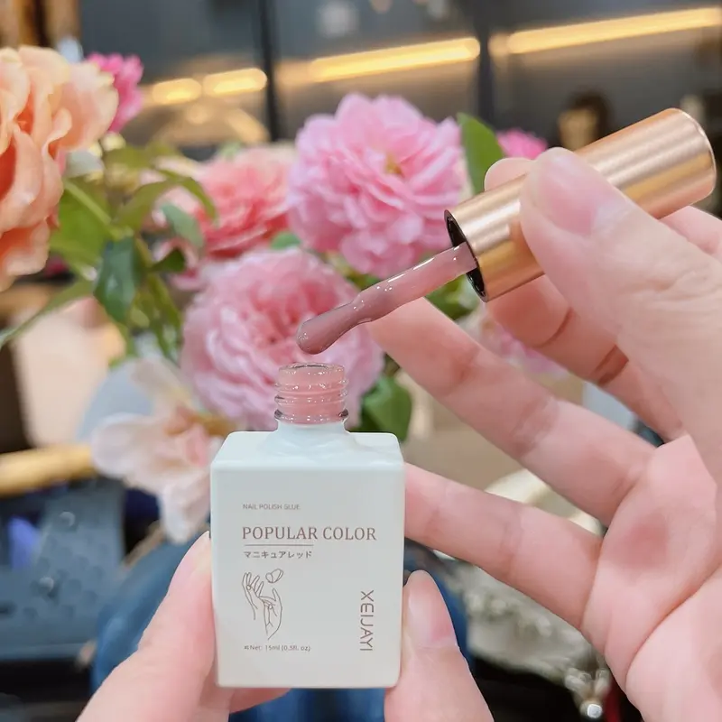 Sơn thạch hồng làm nail popular mã G009 ( cần máy hơ) 3