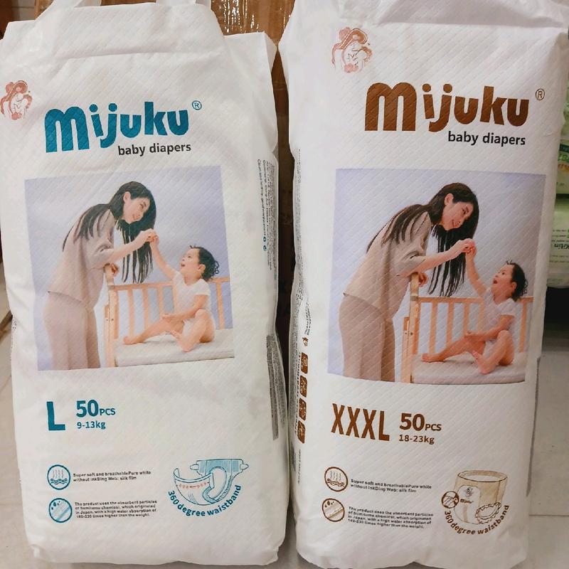 Tã Mijuku mỏng mềm, đủ size tã dán và quần dành Cho Bé 3