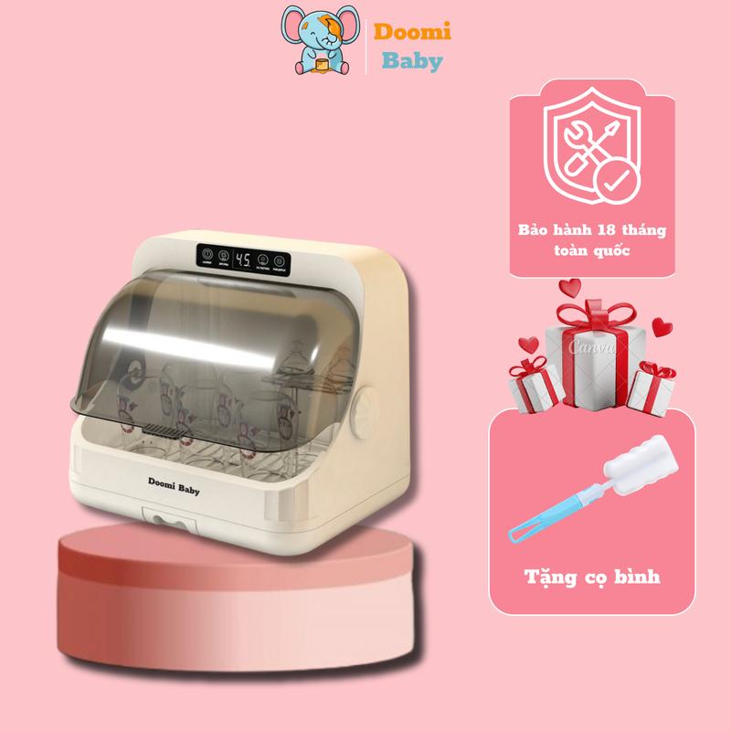 [Bảo Hành 18 Tháng] Máy Úp Bình Tiệt Trùng Sấy Khô Cho Bé Hàng Chính Hãng Doomi Baby - DO007