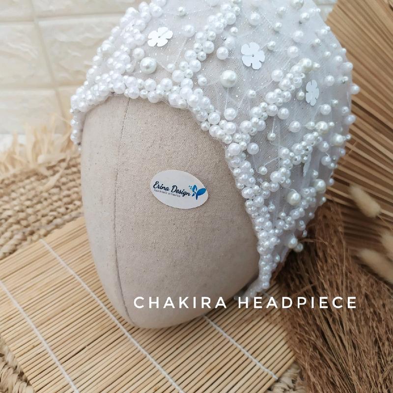Chakira Headpiece / headpiece mutiara / headpiece pengantin 2