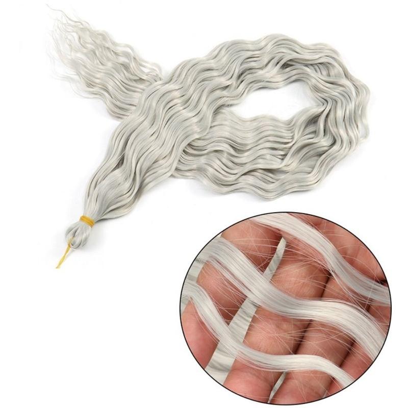 DIY Freetress Deep Twist Crochet Hair Ombre Afro Curls Synthetic Crochet Hair Long Curly Crochet Braiding Hair Extensions African 6