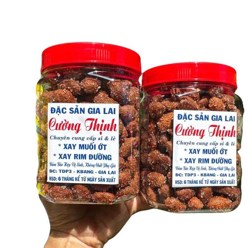 COMBO ĐỎ 2 HỦ SAY MUỐI ỚT LƯNG (500GR/2 HỦ) TẶNG MUỐI CHẤM